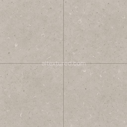 AI-Generated Seamless PBR Texture — Limestone tiles slight fossil specks matte uniform lighting seamless layout