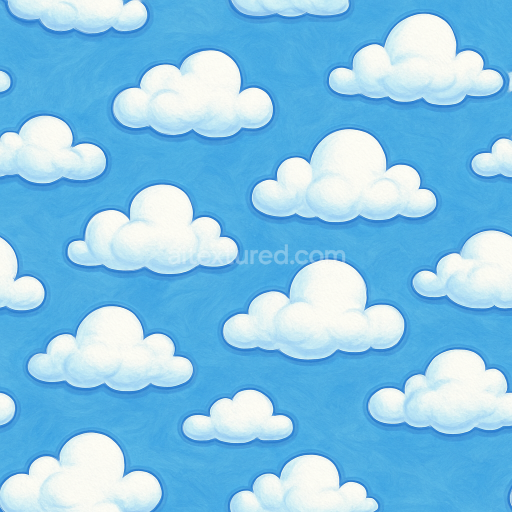 AI-Generated Seamless PBR Texture — texture air cartoon