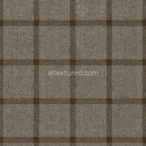 AI-Generated Seamless PBR Texture — gun club check wool fabric Seamless tileable realistic surface depth. No reflectio…