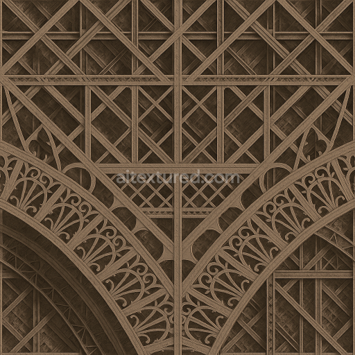 AI-Generated Seamless PBR Texture — quiero una textura para la torre eiffel