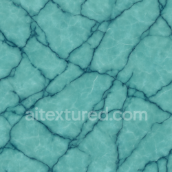 seamless AI-Generated Seamless PBR Texture — Seamless turquoise marble texture with dark blue veins, polished surface, realistic… texture 8k free download PBR