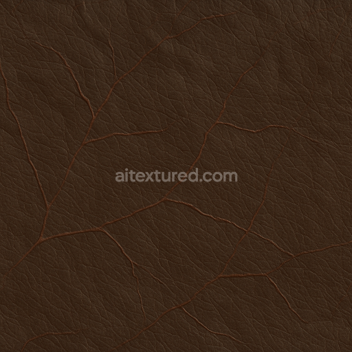 AI-Generated Seamless PBR Texture — dark skin with thin veins