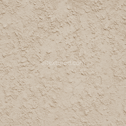AI-Generated Seamless PBR Texture — rough textured wall surface with a light pastel beige color. The texture features…