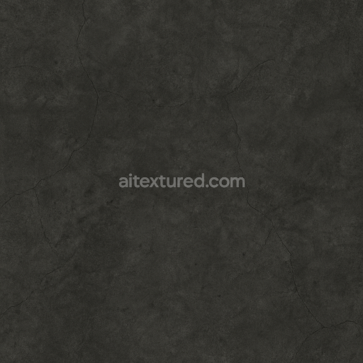 Seamless Concrete PBR Texture — Dark Concrete Rough Matte Surface Slightly Worn Weathered