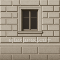seamless AI-Generated Seamless PBR Texture — Front-facing architectural wall texture showing a baroque or early neoclassical rus… texture 8k free download PBR