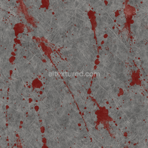 AI-Generated Seamless PBR Texture — greyish shaved metal with blood marks like a butcher knife