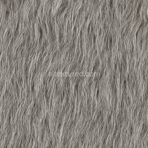 AI-Generated Seamless PBR Texture — bushy nearly straight white/gray Foxtail Hair UltraHD