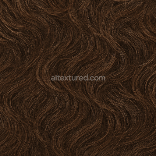 AI-Generated Seamless PBR Texture — hair in head