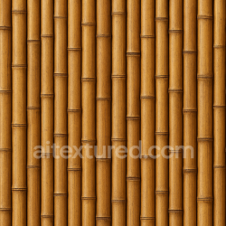 Generated seamless seamless height Decorative wall with bamboo wood texture 1024x1024 PBR