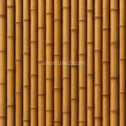 AI-Generated Seamless PBR Texture — seamless height Decorative wall with bamboo wood