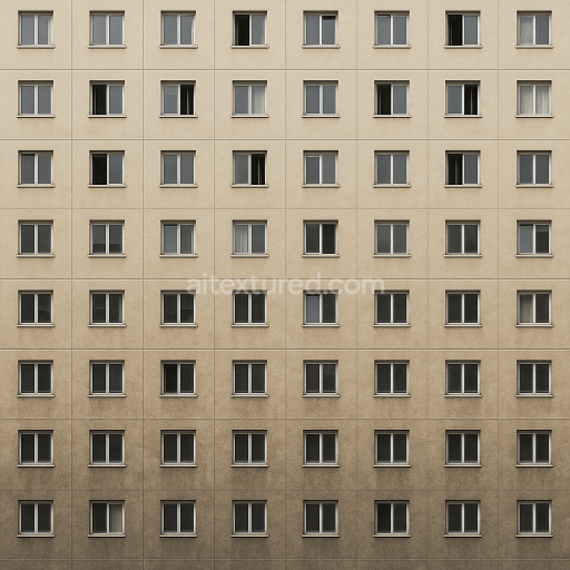 AI-Generated Seamless PBR Texture — j'aimerais un mur exterieur qui fasse comme un HLM dégradé