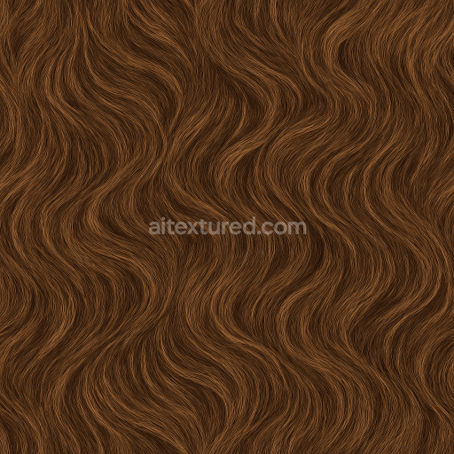 AI-Generated Seamless PBR Texture — hair map