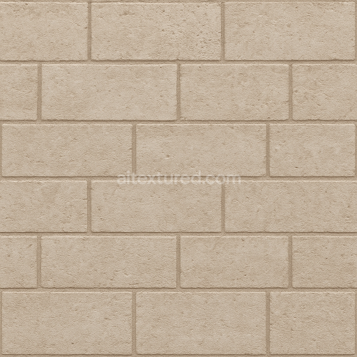 AI-Generated Seamless PBR Texture — Seamless, front-facing texture of a historic limestone ashlar wall made of large re…