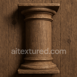 seamless AI-Generated Seamless PBR Texture — mach mir ein Pillar aus holz texture 8k free download PBR