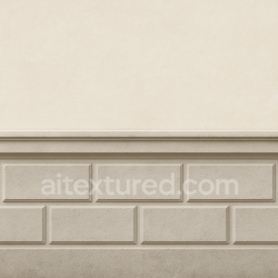 seamless AI-Generated Seamless PBR Texture — Front view of a baroque or early neoclassical façade section showing the transition… texture 8k free download PBR