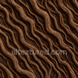Generated seamless Seamless tileable texture of long, intertwined tree roots with high variation in thickness and shapes. Roots should be elongated, directional, twisted, and organic, with deep crevices suitable for displacement maps. Add more differences between each root, texture 1024x1024 PBR
