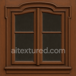 seamless AI-Generated Seamless PBR Texture — Prompt: Front view of a traditional European wooden window designed to match a hist… texture 8k free download PBR