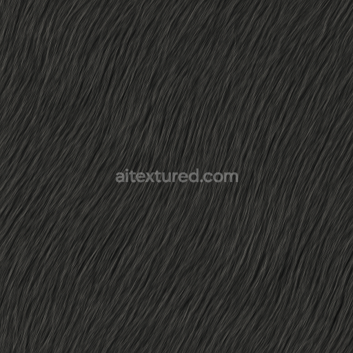 AI-Generated Seamless PBR Texture — Foxhair Anthrazit UltraHD Seamless nearly straight