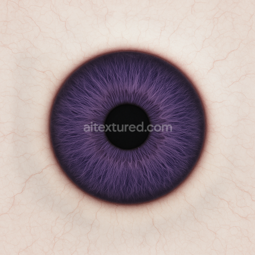 AI-Generated Seamless PBR Texture — Realistic human eye texture small pupil and iris large white sclera with red vein…