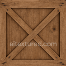 Generated seamless текстура деревянного ящика texture 1024x1024 PBR