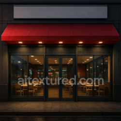 seamless AI-Generated Seamless PBR Texture — “Gere uma imagem PNG 4K realista (4096x4096) mostrando a fachada de um restaurante… texture 8k free download PBR