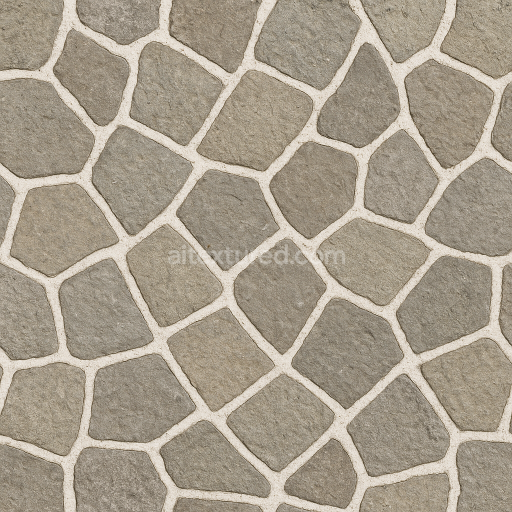 AI-Generated Seamless PBR Texture — mosaic stone in white grout” or “Greek stone pattern - White grout / lines (the irr…