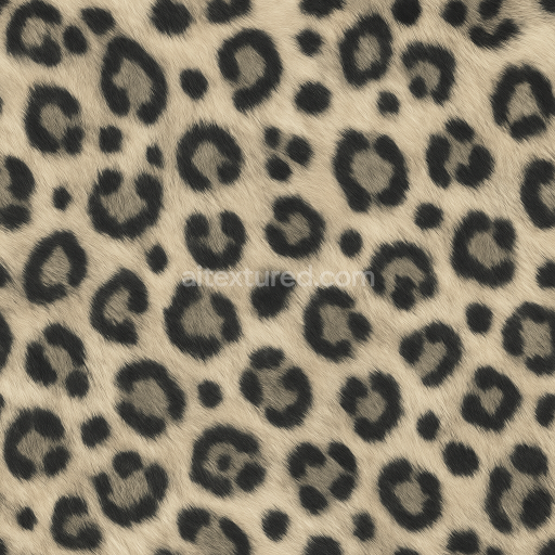Preview — AI-Generated Seamless PBR Texture — Snow leopard fur, stylized, low detail, seamless, no seams, tileable