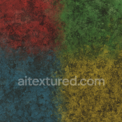 Generated seamless tile RGB grunge mask for color variation with grayscale mask in each channel. Please combine by channels texture 1024x1024 PBR