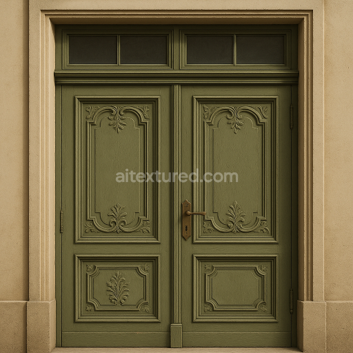 AI-Generated Seamless PBR Texture — Create a seamless, ultra-realistic PBR texture (4096×4096 px) of a baroque-inspired…