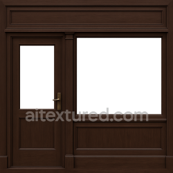 seamless AI-Generated Seamless PBR Texture — Seamless, high-resolution PBR texture for a traditional storefront (front-facing, t… texture 8k free download PBR