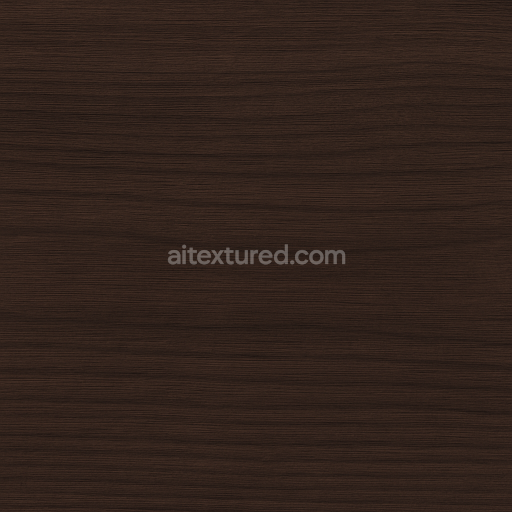 AI-Generated Seamless PBR Texture — Seamless PBR texture of American dark walnut wood — rich deep brown color with subt…
