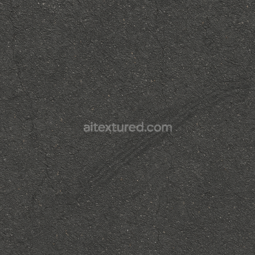 Preview — Seamless Asphalt PBR Texture — Asphalt Road Dark Gray Black Color Slightly Rough