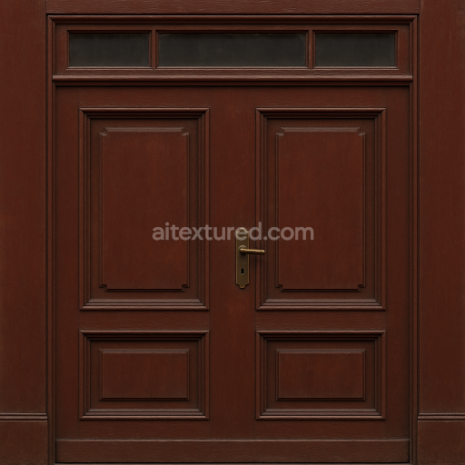 AI-Generated Seamless PBR Texture — A seamless, high-resolution PBR texture (4096×4096 px) of a handcrafted historic Eu…