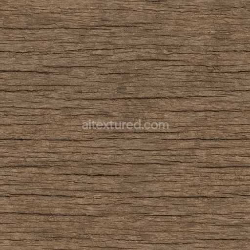 AI-Generated Seamless PBR Texture — realistic weathered generic wood, diffuse albedo texture, flat lighting, photogramm…