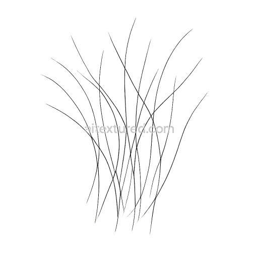 AI-Generated Seamless PBR Texture — realistic macro photo of multiple fine body hair strands natural black with subtle…