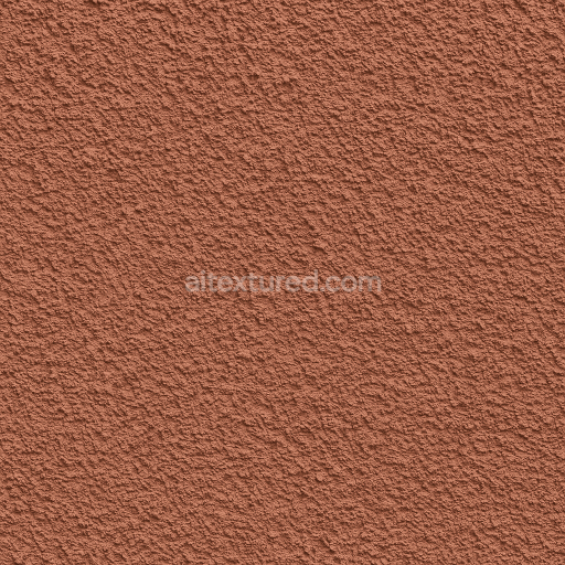AI-Generated Seamless PBR Texture — give me a stucco exterior house wall material with a color value of hex #AC6B53