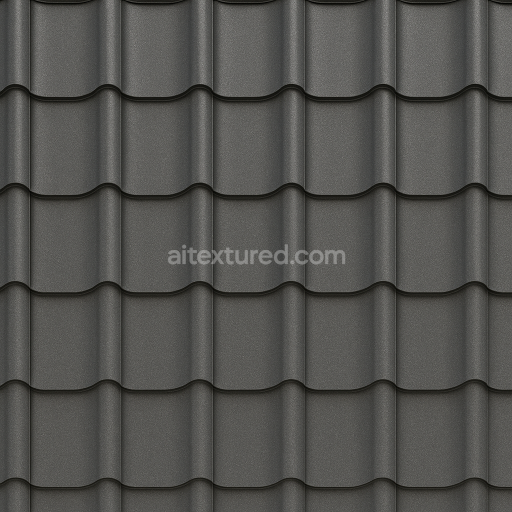 AI-Generated Seamless PBR Texture — Seamless texture metal roofing .