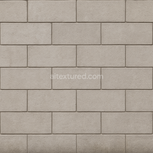 AI-Generated Seamless PBR Texture — Seamless, front-facing texture of a historic limestone ashlar wall composed of larg…