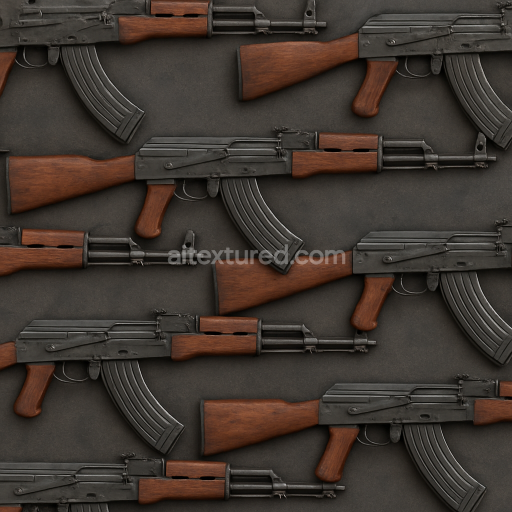 AI-Generated Seamless PBR Texture — ak-47