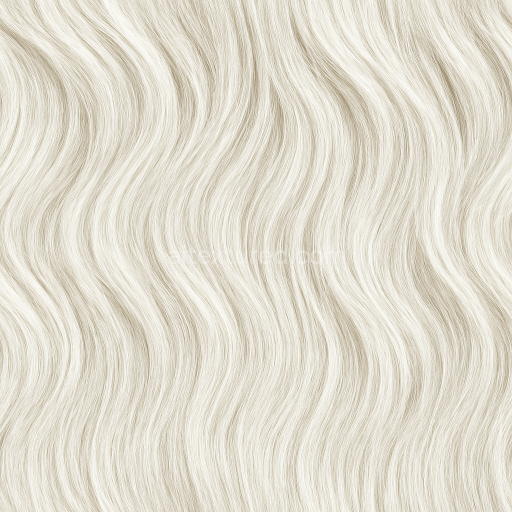 AI-Generated Seamless PBR Texture — Foxtail Hair Long UltraHD Seamless White