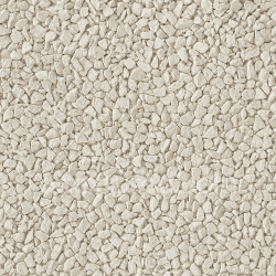 Generated seamless “Seamless PBR texture of recycled ground-up rubber crumb material. Small irregular shredded rubber pieces tightly packed together, realistic granularity, subtle shadows between particles, matte finish. Make the overall colour eggshell white with natural v texture 1024x1024 PBR