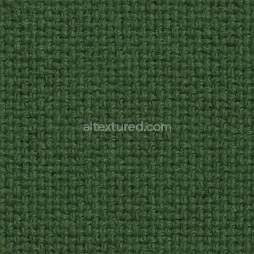 AI-Generated Seamless PBR Texture — cloth woll color green