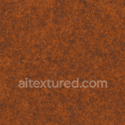 Generated seamless corten steel texture 1024x1024 PBR