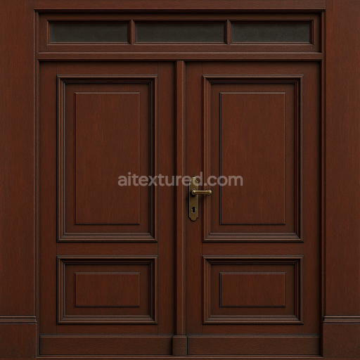 AI-Generated Seamless PBR Texture — A seamless, high-resolution PBR texture (4096×4096 px) of a handcrafted wooden shop…