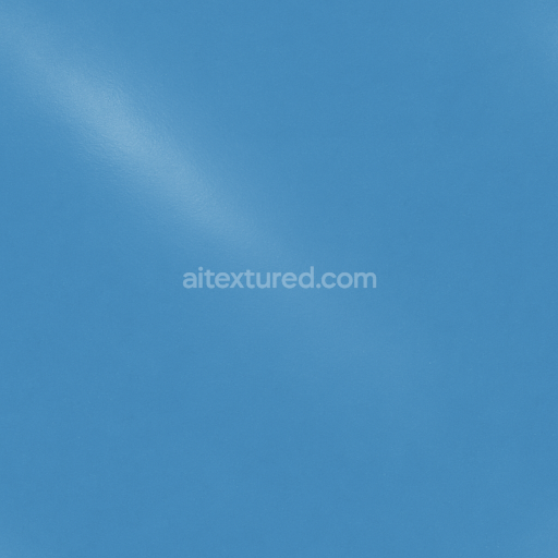 AI-Generated Seamless PBR Texture — Seamless texture of polished blue enamel rich light blue tone with subtle gradient…