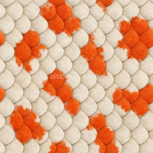 AI-Generated Seamless PBR Texture — tengo un pescado en Blender nesecito texturas es un pescado koi