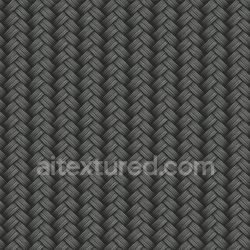 Generated seamless carbon fiber for a spaceship texture 1024x1024 PBR