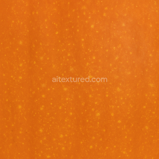 AI-Generated Seamless PBR Texture — Realistic pumpkin rind, smooth surface without indentations or ridges, orange base…