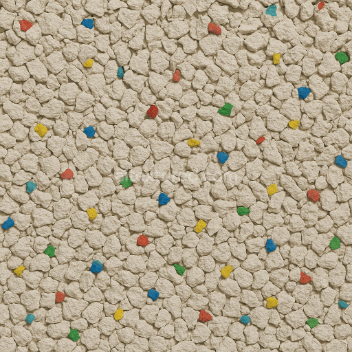 Preview — AI-Generated Seamless PBR Texture — “Create a seamless, tile-ready PBR material that looks like compressed pieces of re…