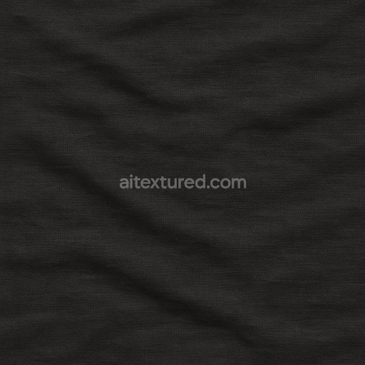 AI-Generated Seamless PBR Texture — Generate a simple black cloth texture for tshirt